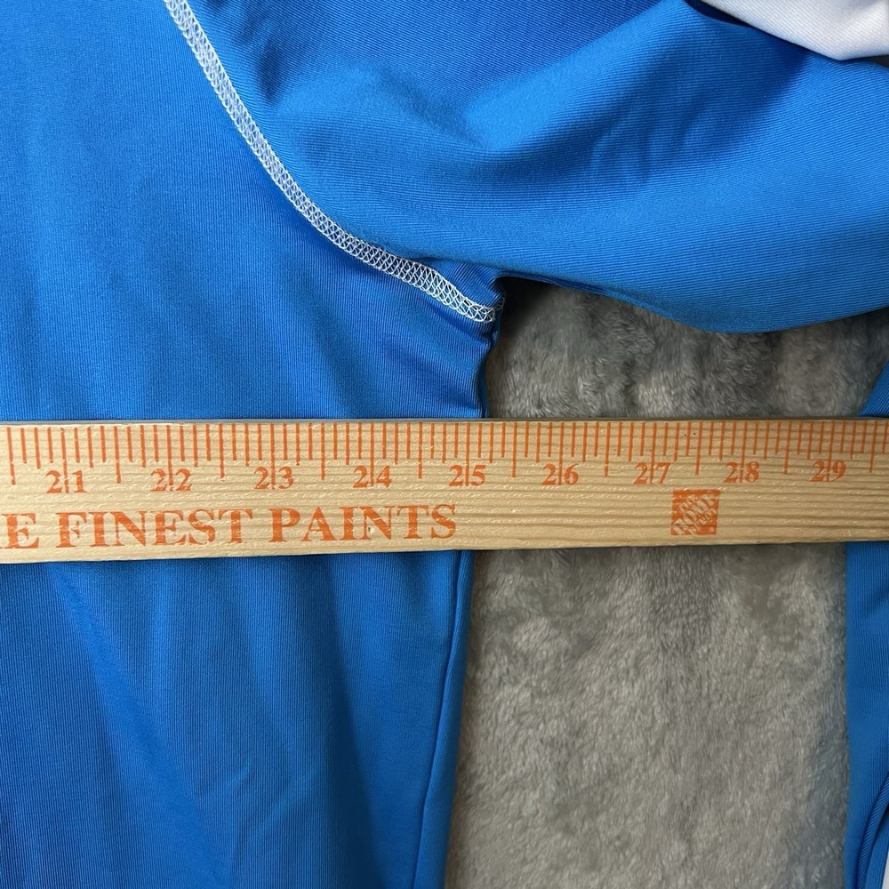 FootJoy Jacket Mens XL Blue 1/4 Zip Pullover Long Sleeve Stretch Golf Outdoors - Picture 6 of 7